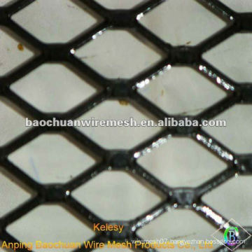Black pvc coated heavy duty expanded metal mesh